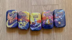 5 x Pokemon TCG Kanto Power Mini Tin - Full Art set - 2019 L24 (New, Sealed) - Image 4