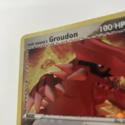 Pokemon TCG Team Magma's Groudon 9/95 Team Magma vs Team Aqua Holo - Image 4
