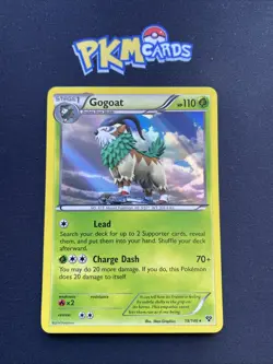 Pokemon TCG Gogoat XY Base Set 19/146 Holo Rare LP. - Image 1