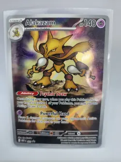 Alakazam 009 Pokemon TCG Mega Evolutions Black Star Promo NM - Image 1