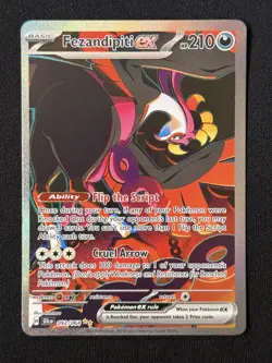 Fezandipiti ex - 092/064 Shrouded Fable Special Illustration Pokemon - NM/MINT - Image 1