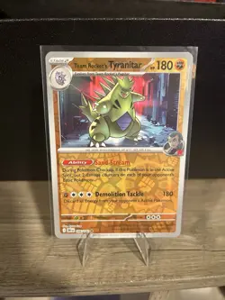 Team Rocket's Tyranitar - 096/182 - Destined Rivals - Reverse Holo Rare - NM/M - Image 1