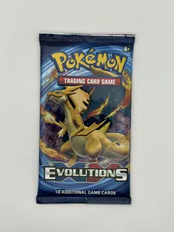 Pokemon Sealed XY Evolutions Pack Mega Charizard Y Artwork￼ - Image 1