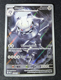 Pokemon TCG Mega Evolutions Steelix 150/132 Full Art Illustration Rare Near Mint - Image 1