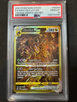 2023 Pokemon SWSH FA/Giratina VSTAR Crown Zenith-Secret #GG69 PSA10 - Image 1