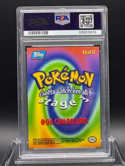 PSA 10 GEM MT 💎 - Charizard #6 Movie Edition - 1999 Topps Pokemon #E6 - Image 2