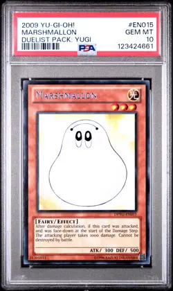 2009 Yu-Gi-Oh! Marshmallon Duelist Pack Yugi PSA 10 GEM MINT DPYG-EN015 BGS CGC - Image 2