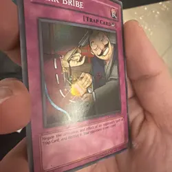 Yugioh Dark Bribe Super Rare GX04 EN002 MP - Image 2
