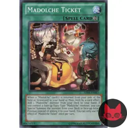 Yugioh Madolche Ticket ABYR-EN061 Common NM - Image 1