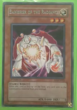 Yugioh Banisher of the Radiance EOJ-EN022 Rare 1st Ed MP - Image 1