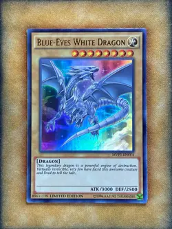 Yugioh Blue-Eyes White Dragon MVP1-ENSV4 Ultra Rare Limited Edition NM - Image 1