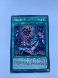 YUGIOH PRESSURED PLANET WRAITSOTH ULTRA RARE 1ST NM RA02-EN073 - Image 1