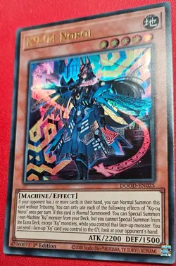 1x Yu-Gi-Oh! K9-04 Noroi - DOOD-EN025 - Ultra Rare - 1st Edition - NM - Image 1