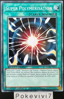 Carte YU-GI-OH! SUPER POLYMERISATION SGX3-FRA17 C NEUF - Image 1