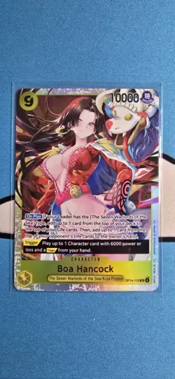 One Piece CCG The Azure Sea's Seven Boa Hancock OP14-112 SR Foil Mint - Image 1