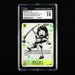 CGC 10 GEM MINT 2023 One Piece CHN Monkey D.Luffy ST13-014 C - Image 2