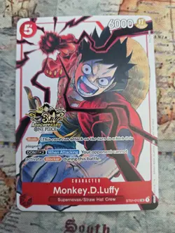 Monkey.D.Luffy - ST01-012 (3rd Anniversary) ST01-012 One Piece Promotion - Image 1