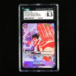 CGC 8.5 NM/MINT+ 2025 One Piece CHN Monkey D.Luffy EB02-061 SEC - Image 2