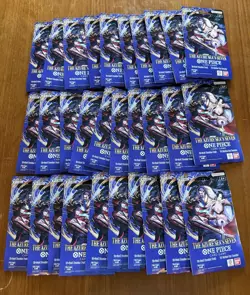 One Piece: OP-14 The Azure Sea’s Seven - Sleeved Booster Packs - Lot of 30 - Image 1