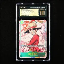 CGC 10 PRISTINE 2025 One Piece CHN Monkey D.Luffy OP13-118 SEC - Image 1