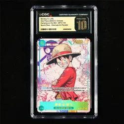 CGC 10 PRISTINE 2025 One Piece CHN Monkey D.Luffy OP13-118 SEC - Image 2