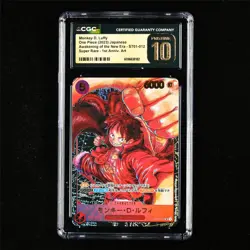 CGC 10 PRISTINE 2023 One Piece JPN Monkey D.Luffy ST01-012 SR - Image 1