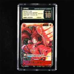 CGC 10 PRISTINE 2023 One Piece JPN Monkey D.Luffy ST01-012 SR - Image 2