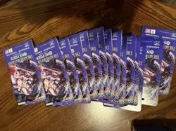 Lot Of 15 One Piece OP14 - THE AZURE SEA’S SEVEN - Sleeved Blister Booster Packs - Image 1