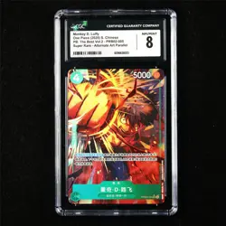 CGC 8 NM/MINT 2025 One Piece CHN Monkey D.Luffy PRB02-005 SR - Image 1