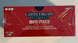 One Piece OP-13 Carrying on His Will Booster Box New English Sealed in hand - Image 2