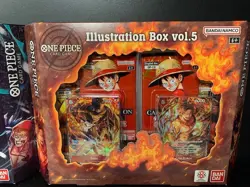 One Piece TCG Illustration Box Vol. 5 and 6 Factory Sealed!! Brand New In Hand!! - Image 2