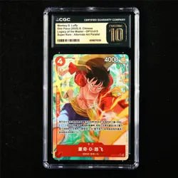 CGC 10 PRISTINE 2025 One Piece CHN Monkey D.Luffy OP12-015 SR - Image 1