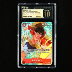 CGC 10 PRISTINE 2025 One Piece CHN Monkey D.Luffy OP12-015 SR - Image 2