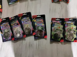 Pokemon Card Lot(6 Phantasmal Flames Boosters W Coin And Foil, 4 20 Card Packs, - Image 2