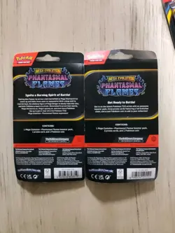 Pokemon Card Lot(6 Phantasmal Flames Boosters W Coin And Foil, 4 20 Card Packs, - Image 3