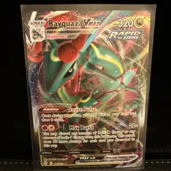 Pokemon TCG Rayquaza VMAX Holo Ultra Rare Card Evolving Skies 111/203 NM - Image 3