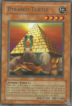 Pyramid Turtle PGD-026 X 1 Near Mint 1st Rare yugioh Card Pharaonic Guardian - Image 1