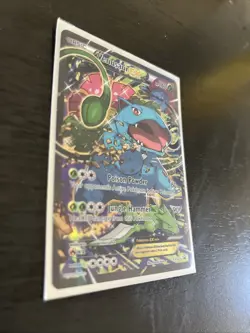 Pokemon TCG Venusaur EX Black Star Promo Full Art Holo Card XY123 LP - Image 3