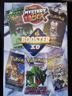 MYSTERY POKEMON! w/ 4 BOOSTER 1:5 VINTAGE & 1 HOLO VINTAGE GRADED CARD LAST BOX! - Image 1