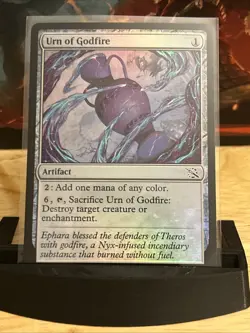 4x Urn of Godfire March of The Machine Foil 266 Nm Trading Card Game - Image 1