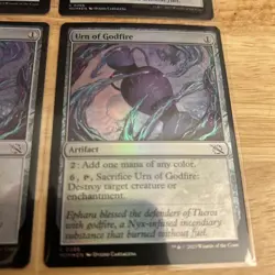 4x Urn of Godfire March of The Machine Foil 266 Nm Trading Card Game - Image 3