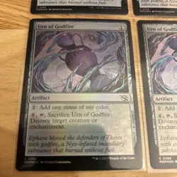 4x Urn of Godfire March of The Machine Foil 266 Nm Trading Card Game - Image 4