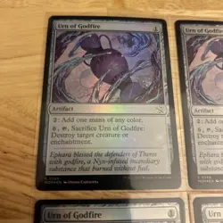 4x Urn of Godfire March of The Machine Foil 266 Nm Trading Card Game - Image 5