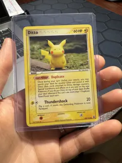 Pokemon TCG Ditto Pikachu Delta Species Card 63/113 - Image 1