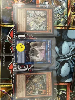 Yugioh Vanquish Soul 3 Card Lot, Razen, Hollie Sue, Rock Of The Vanquished NM - Image 1