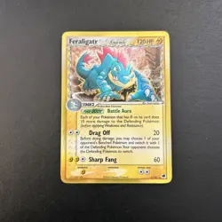 Feraligatr 2/101 Delta Species Dragon Frontiers Pokemon Card Holo Lightly Played - Image 1