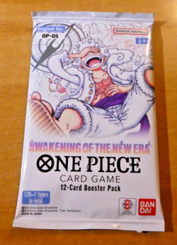 ONE PIECE CARD ENGLISH OP05 PACK X1 BOOSTER SEALED NEUF MINT - Image 1