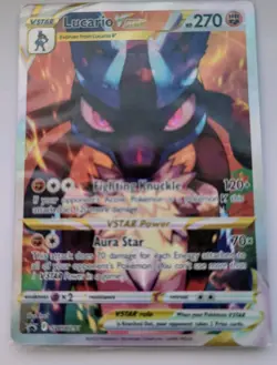 Lucario VStar HP270 2023 Pokemon Promo Card No SWSH291 - Image 1