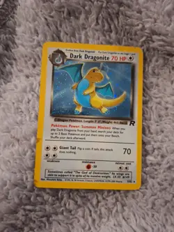 Dark Dragonite Holo 5/82 Team Rocket Set Rare Pokemon Card 2000 Vintage LP - Image 5