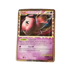 Pokemon Mew Prime 97/102 Triumphant Holo Ultra Rare 60 HP Psychic Card 2010 - Image 1